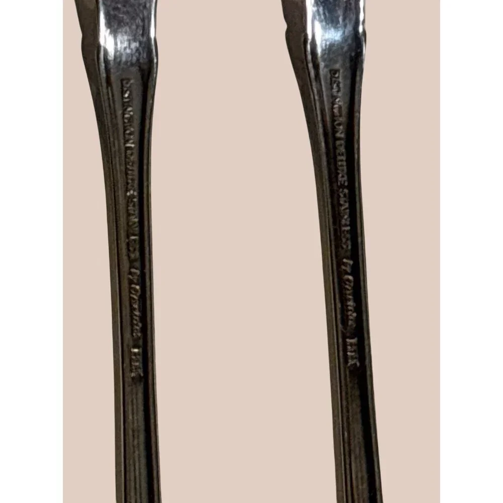 Oneida Distinction‎ Deluxe Raphael Stainless Steel Cocktail Forks Set Of 3